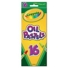 Crayola Oil Pastels,16 Assorted Colors, 16/Pack (524616)