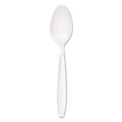 Dart Reliance Medium Heavy Weight Cutlery, Standard, Teaspoon, White, 100/box, 10/ct (RSWTX)