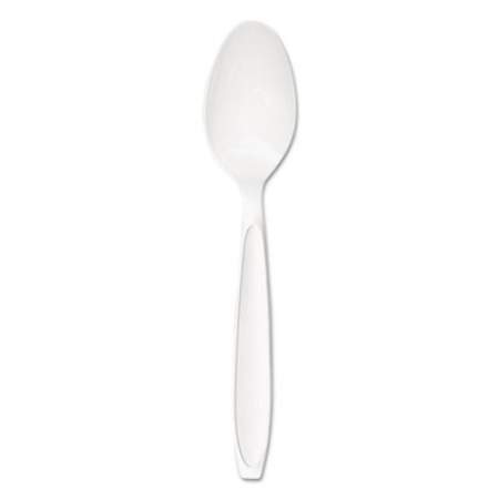 Dart Reliance Medium Heavy Weight Cutlery, Standard, Teaspoon, White, 100/box, 10/ct (RSWTX)