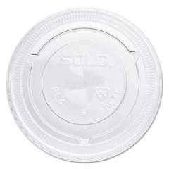 Dart Straw-Slot Cold Cup Lids, For 7oz Plastic Cups, Clear, Plastic, 125/bag, 20/ct (PL4TSN)