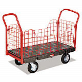 Side-Panel Platform Truck, 2,000 lb Capacity, 24.25 x 56 x 41.25, Black (4486BLA)
