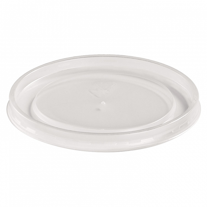Plastic High Heat Vented Lid, Fits 16 oz to 32 oz Containers, White, 50/Bag, 10 Bags/Carton (89112)
