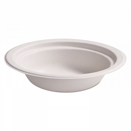PaperPro Naturals Molded Fiber Dinnerware, Round Bowls, 12 oz, Beige, 125/Bag, 8 Bags/Carton (25780)