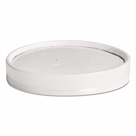 Vented Paper Lids, Fits 8 oz to 16 oz Hot Cups, White, 25/Sleeve, 40 Sleeves/Carton (71870)