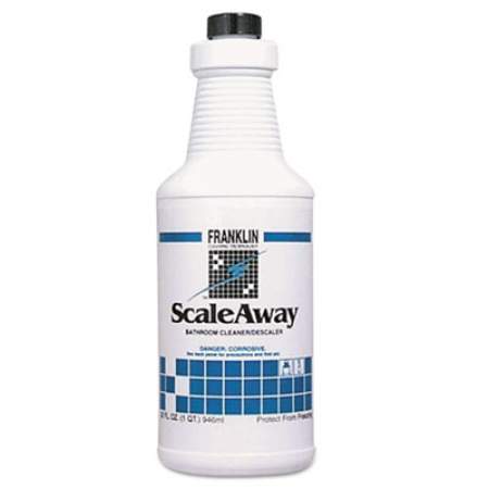 Franklin Cleaning Technology Scaleaway Bathroom Cleaner, Floral Scent, 32 oz Spray Bottle, 12/Carton (F229012)