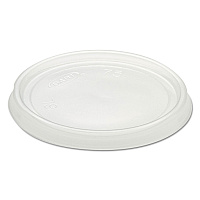 Non-Vented Container Lids, Clear, Plastic, 100/Pack, 10 Packs/Carton (6CLR)
