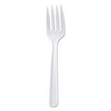 Dart Bonus Polypropylene Cutlery, 5", Fork, White, 1000/carton (F5BW)