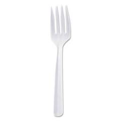 Dart Bonus Polypropylene Cutlery, 5", Fork, White, 1000/carton (F5BW)