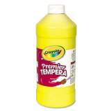 Crayola Premier Tempera Paint, Yellow, 32 oz Bottle (541232034)