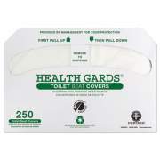 HOSPECO Health Gards Green Seal Recycled Toilet Seat Covers, 14.75 x 16.5, White, 250/Pack, 4 Packs/Carton (GREEN1000)