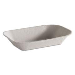 Chinet Savaday Molded Fiber Food Tray, 1-Compartment, 5 x 7, Beige, 250/Bag, 4 Bags/Carton (10403CT)