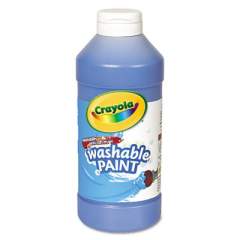 Crayola Washable Paint, Blue, 16 oz Bottle (542016042)