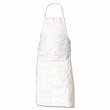 A10 Light Duty Aprons, Spun-Bonded Polyproylene, One Size Fits Most, White, 100/Carton (43744)