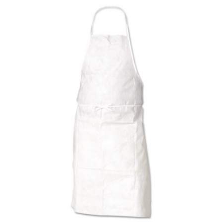 KleenGuard A10 Light Duty Aprons, 28 In. X 36 In., One Size Fits Most, White, 100/carton (43744)