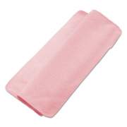 Boardwalk Lightweight Microfiber Cleaning Cloths, Pink, 16 x 16, 24/Pack (16REDCLOTH)