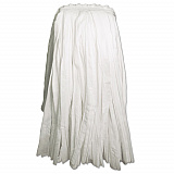 Cut-End Wet Mop Head, Rayon/Polyester, Non-Woven, White, 20oz (BW1020)