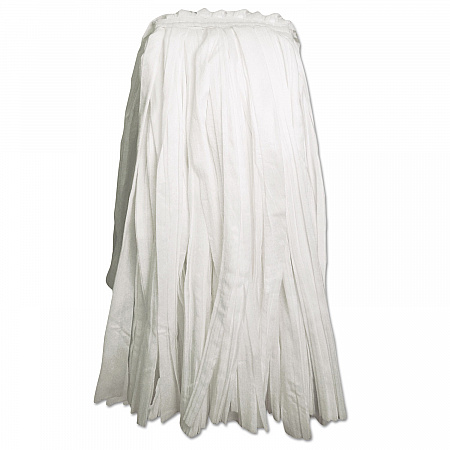 Cut-End Wet Mop Head, Rayon/Polyester, Non-Woven, White, 20oz (BW1020)