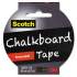 Scotch Chalkboard Tape, 3" Core, 1.88" x 5 yds, Black (1905RCBBLK)