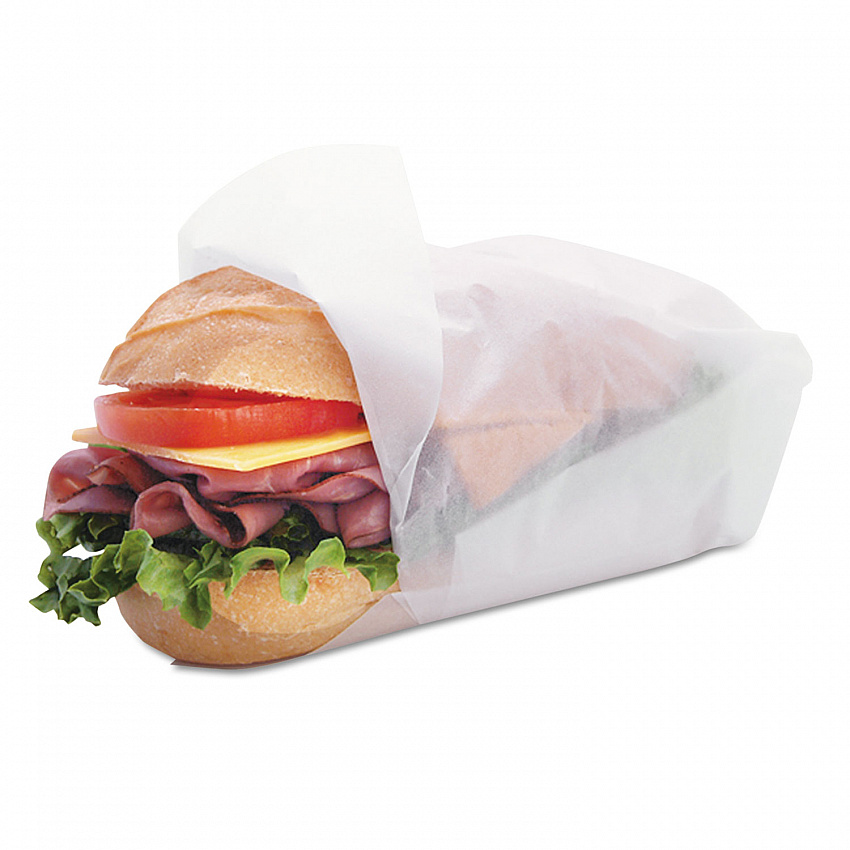 Poly Wax Paper Wrap and Basket Liner, 12 x 12, 1,000/Box, 5 Boxes/Carton (300382)