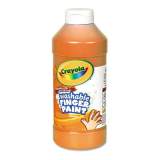 Crayola Washable Fingerpaint, Orange, 16 oz Bottle (551316036)