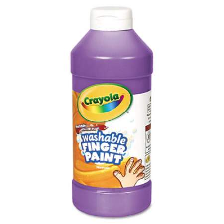 Crayola Washable Fingerpaint, Violet, 16 oz Bottle (551316040)