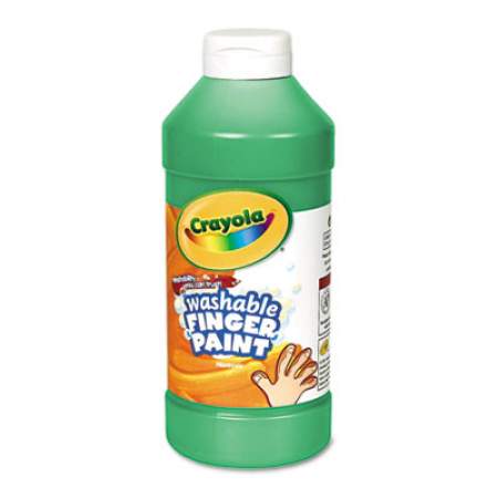 Crayola Washable Fingerpaint, Green, 16 oz Bottle (551316044)