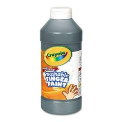 Crayola Washable Fingerpaint, Black, 16 oz Bottle (551316051)