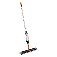 Pace 60 High Impact Cleaning Tool, 24" Microfiber Head, 60" Silver/Black/Red Aluminum/Plastic Handle (D3345354)