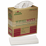 7920015122413, SKILCRAFT Tuffall Wipes, 1-Ply, 9.75 x 16.75, White, 100/Box (5122413)