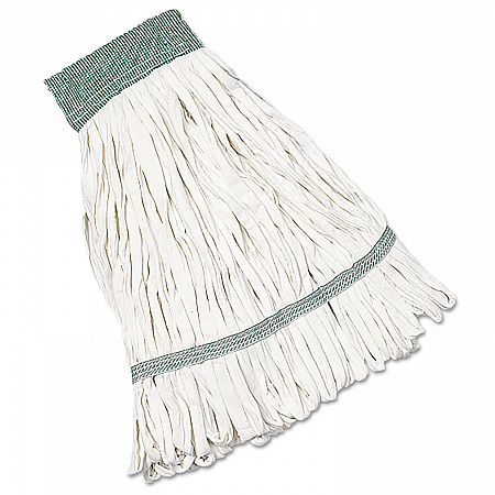 7920015133303, SKILCRAFT Rough-N-Ready Looped End Mop Head, Medium, White (5133303)