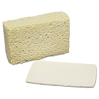 7920002402555, SKILCRAFT, Natural Cellulose Sponge, 3.63 x 5.75, 1.75" Thick, Natural, 12/Pack (2402555)