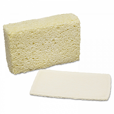 7920002402555, SKILCRAFT, Natural Cellulose Sponge, 3.63 x 5.75, 1.75