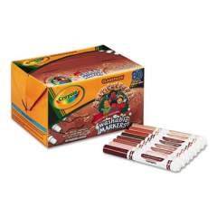 Crayola Multicultural Colors Washable Marker, Broad Bullet Tip, Assorted Colors, 80/Pack (588217)