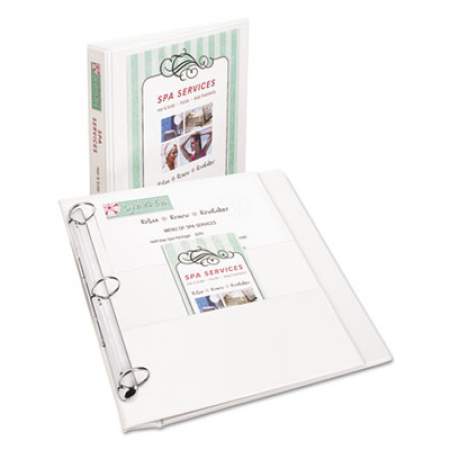 Avery Flip Back 360 Degree Durable View Binder with Round Rings, 3 Rings, 1" Capacity, 11 x 8.5, White (17580)