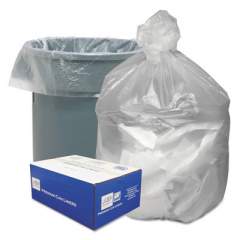 Good 'n Tuff Waste Can Liners, 45 gal, 10 microns, 40" x 46", Natural, 250/Carton (GNT4048)
