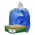 Linear Low Density Clear Recycled Can Liners, 45 gal, 1.5 mil, 40