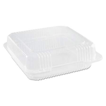 Dart Staylock Clear Hinged Container, Plastic, 9 X 3 X 8 3/5, Clear, 100/pk, 2 Pk/ct (C55UT1)