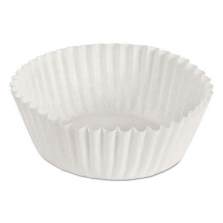 Hoffmaster FLUTED BAKE CUPS, 2 OZ, 1.75 X 1.3 X 1.3, WHITE, 500/PACK, 20 PACKS/CARTON (610020)