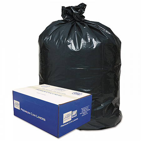 Linear Low-Density Can Liners, 45 gal, 0.63 mil, 40
