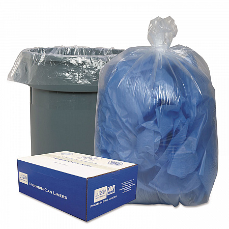 Linear Low-Density Can Liners, 45 gal, 0.63 mil, 40
