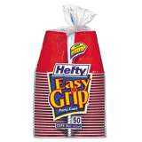 Hefty Easy Grip Disposable Plastic Party Cups, 18 oz, Red, 50/Pack, 12 Packs/Carton (C21999CT)