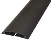 D-Line Light Duty Floor Cable Cover, 72" x 2.5" x 0.5", Black (CC1)