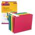 Smead Colored Hanging File Folders, Letter Size, 1/5-Cut Tab, Assorted, 25/Box (64059)