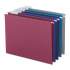 Smead Colored Hanging File Folders, Letter Size, 1/5-Cut Tab, Assorted, 25/Box (64056)