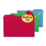 Smead FasTab Hanging Folders, Legal Size, 1/3-Cut Tab, Assorted, 18/Box (64153)