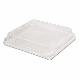 Plastic Dome Lid, 10.75 x 10.19 x 1.63, Clear, 100/Carton (321LDL)