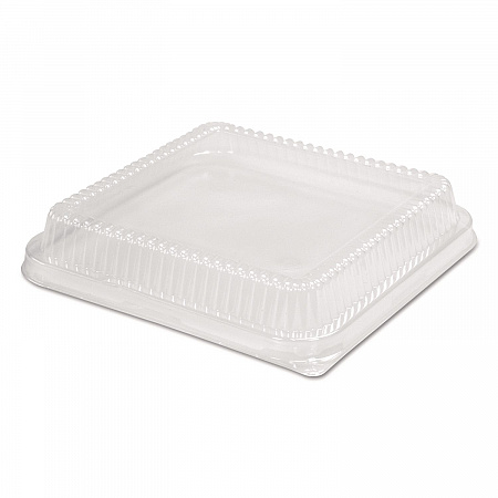 Plastic Dome Lid, 10.75 x 10.19 x 1.63, Clear, 100/Carton (321LDL)