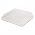 Plastic Dome Lid, 10.75 x 10.19 x 1.63, Clear, 100/Carton (321LDL)