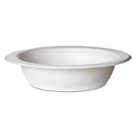 Renewable Molded Fiber Bowls, Sugarcane, 16 oz, Natural White, 50/Pack, 20 Packs/Carton (EPBL16)
