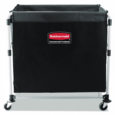 One-Compartment Collapsible X-Cart, Synthetic Fabric, 9.96 cu ft Bin, 24.1